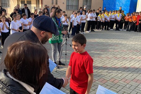 Спортивная игра Малая Зарничка во Дворце детского творчества в Цхинвале  - Sputnik Южная Осетия