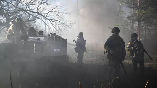 Военнослужащие ВДВ в зоне спецоперации. Архивное фото - Sputnik Южная Осетия