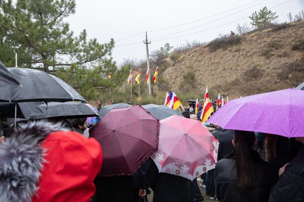 Митинг, посвященный Дню мужества и народного единства, у въезда в Цхинвал - Sputnik Южная Осетия