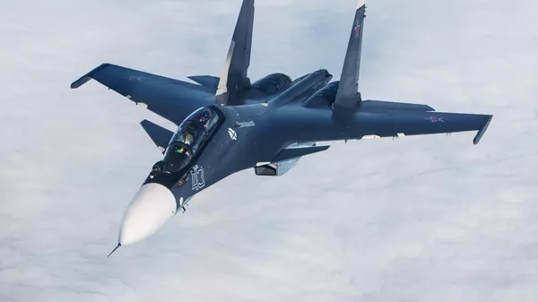 Истребитель Су-30 из состава морской авиации Черноморского флота. Архивное фото - Sputnik Южная Осетия