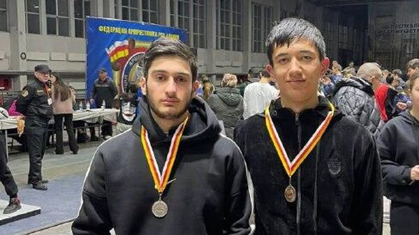 Арсен Гатикоев и Аслан Плиев - призеры первенства Северной Осетии среди юниоров - Sputnik Хуссар Ирыстон