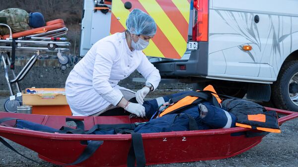 Учения МЧС - Sputnik Южная Осетия