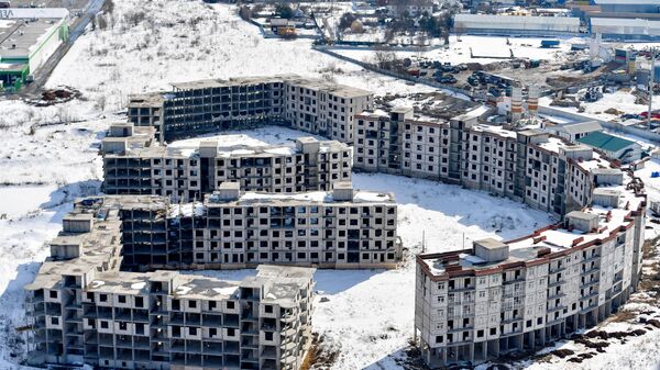 Недостроенный жилой комплекс. Архивное фото - Sputnik Южная Осетия