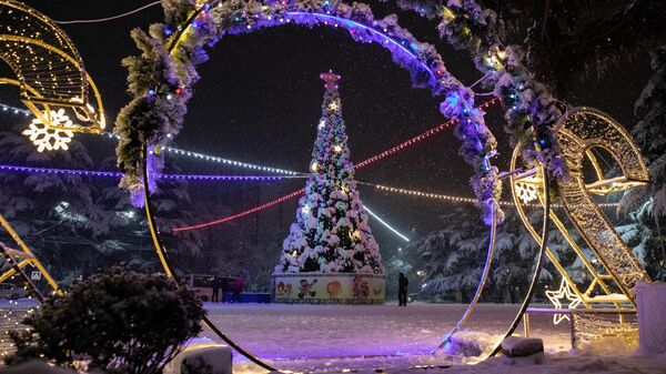 Украшения в преддверии Нового года - Sputnik Южная Осетия