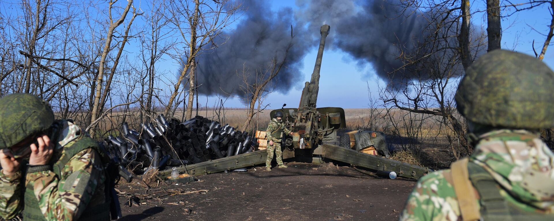 Боевая работа артиллеристов в зоне специальной военной операции. Архивное фото  - Sputnik Южная Осетия, 1920, 22.01.2024