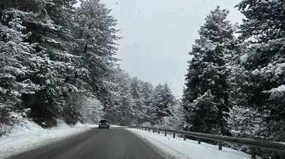 Снегопад на Транскаме