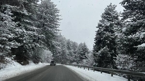 Снегопад на Транскаме - Sputnik Южная Осетия