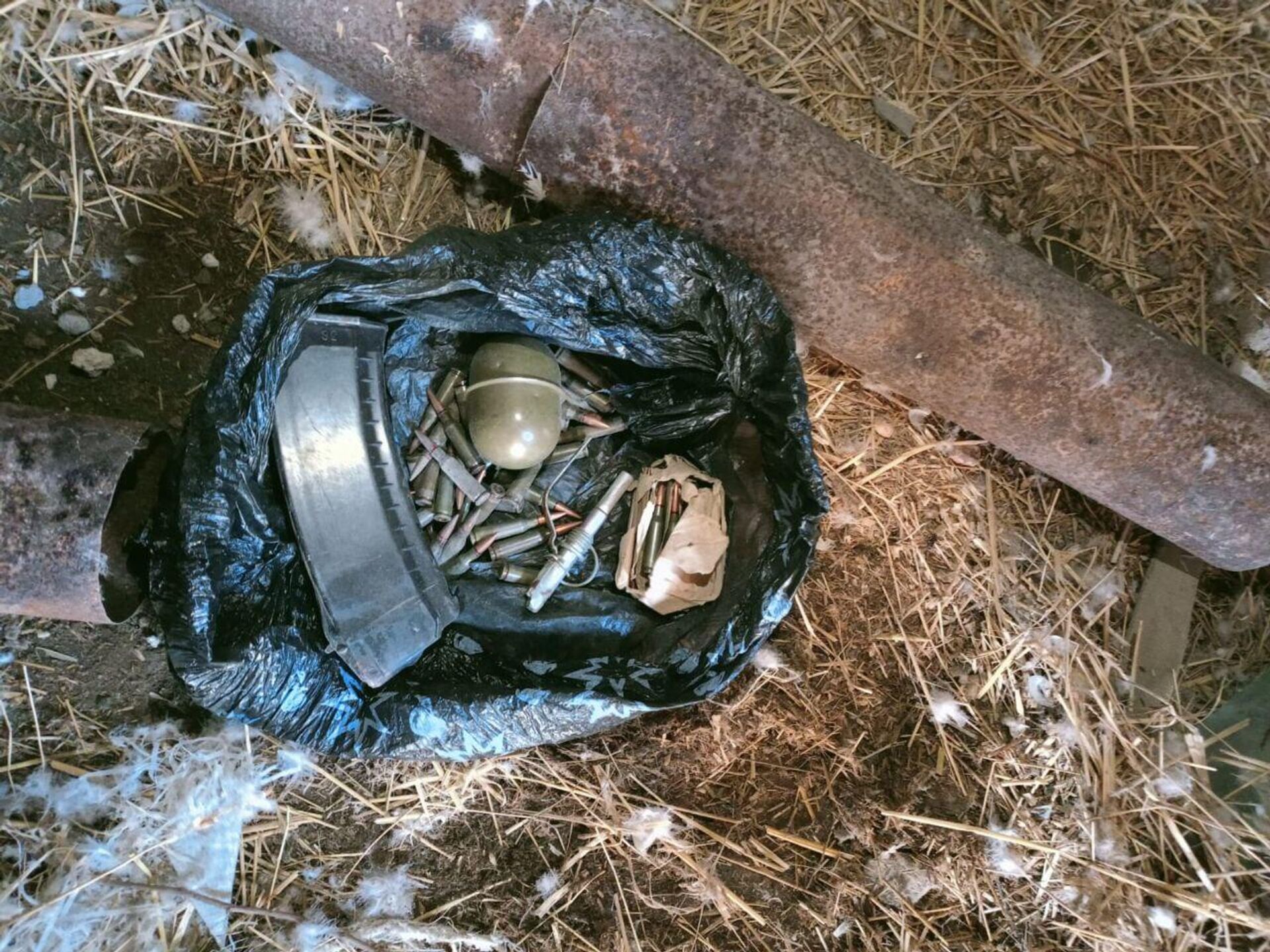 Обнаруженные в Знаурском районе боеприпасы  - Sputnik Южная Осетия, 1920, 31.01.2024