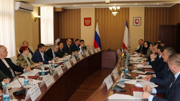 Делегация Южной Осетии посетила Крым для обсуждения партнерства - Sputnik Южная Осетия
