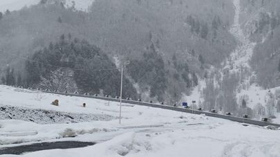 Снег на Транскаме 