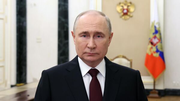 Обращение Владимира Путина в связи с терактом в Крокус сити холле - Sputnik Южная Осетия