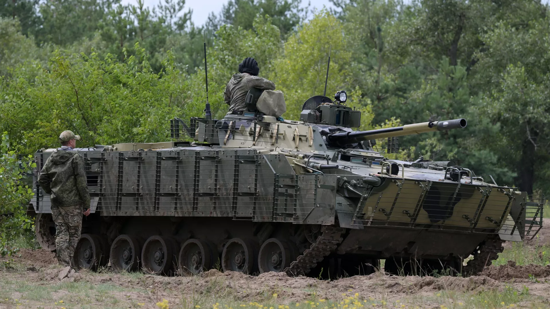 БМП-3 в зоне СВО. Архивное фото 