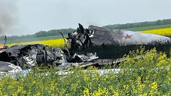 Последствия крушения бомбардировщика Ту-22М3 в Ставропольском крае - Sputnik Южная Осетия