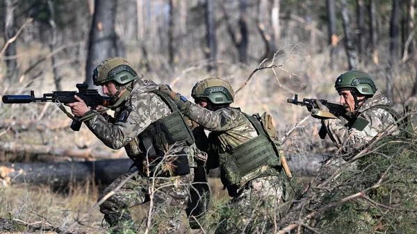 Военнослужащие ВДВ в зоне СВО. Архивное фото  - Sputnik Южная Осетия
