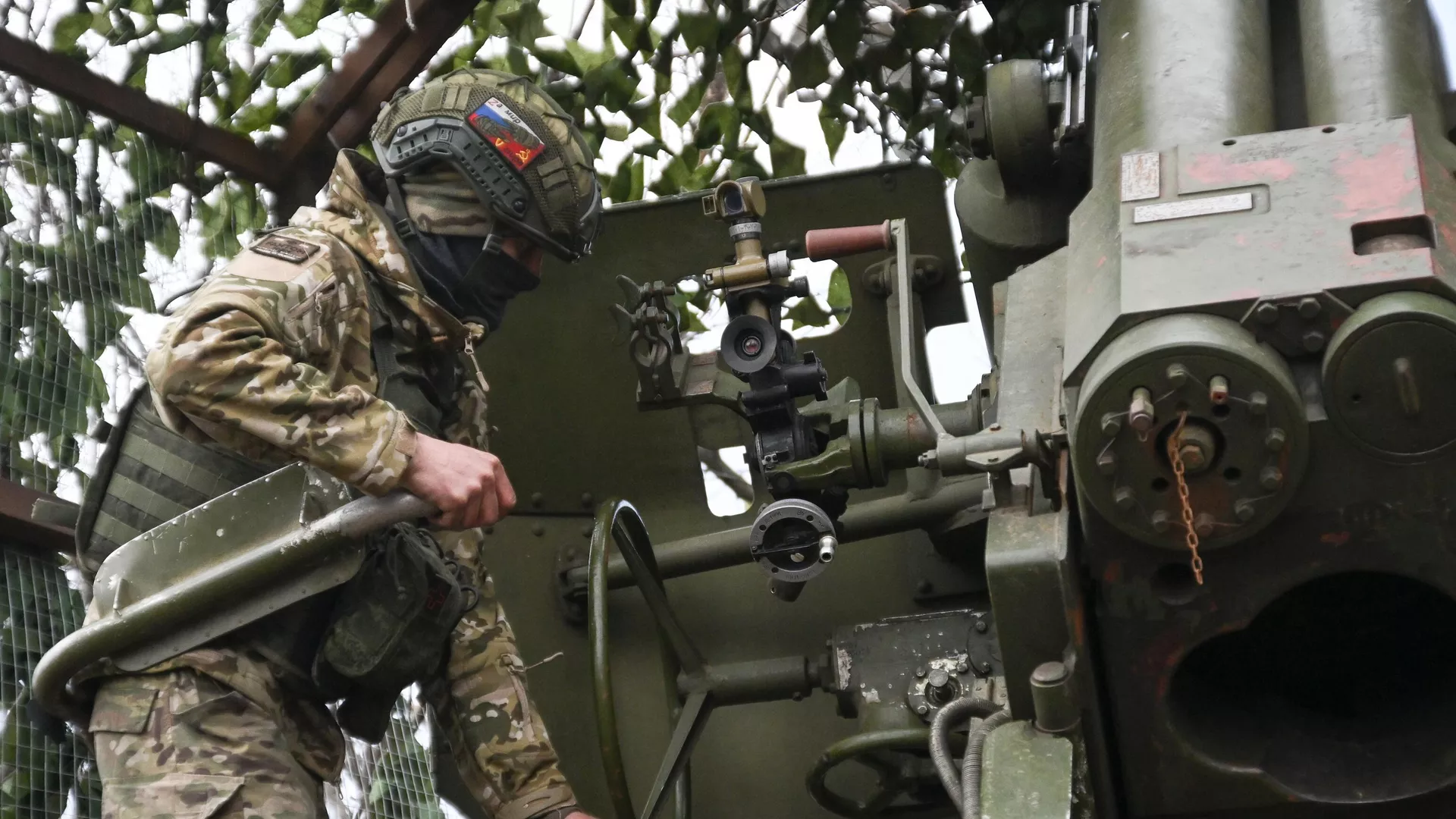 Боевая работа САУ Гиацинт-С группировки Центр