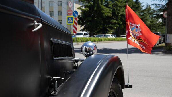 Авто-мото-велопробег в День Победы в Цхинвале - Sputnik Южная Осетия