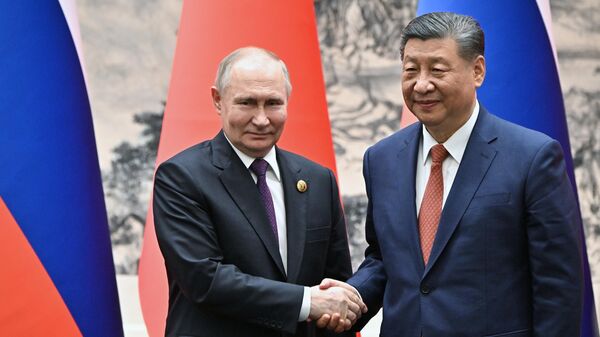 Президент Владимир Путин прибыл в Китай с официальным визитом - Sputnik Южная Осетия
