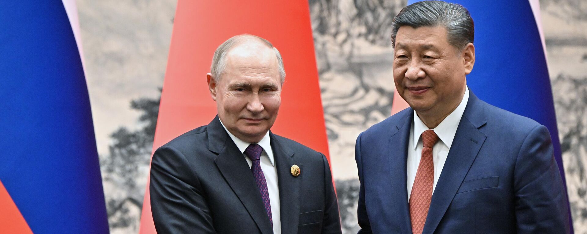 Президент Владимир Путин прибыл в Китай с официальным визитом - Sputnik Южная Осетия, 1920, 16.05.2024