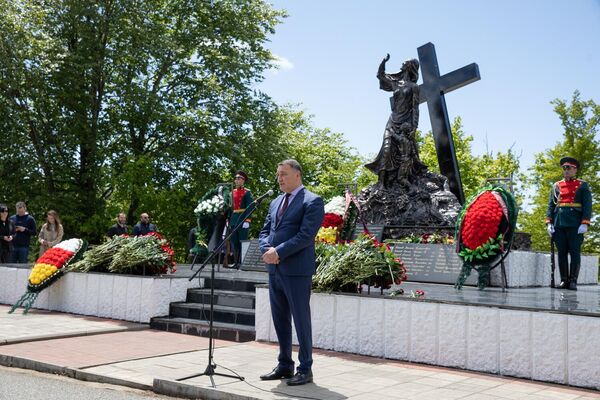 Митинг посвященный 32-й годовщине Зарской трагедии - Sputnik Южная Осетия