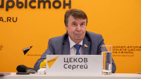 Представители Совфеда РФ в пресс-центре Sputnik - Sputnik Южная Осетия