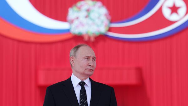 Дружественный государственный визит президента Владимира Путина в КНДР - Sputnik Южная Осетия