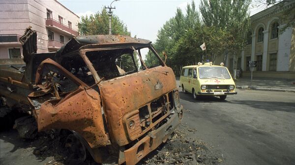На улицах Бендер в 1992 году. Архивное фото  - Sputnik Южная Осетия