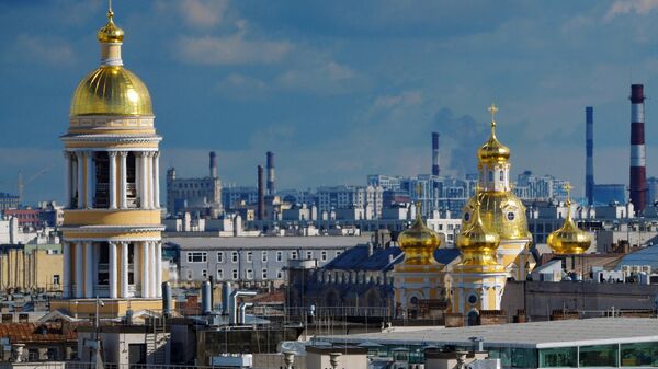 Вид со смотровой площадки Думской башни в Санкт-Петербурге - Sputnik Южная Осетия