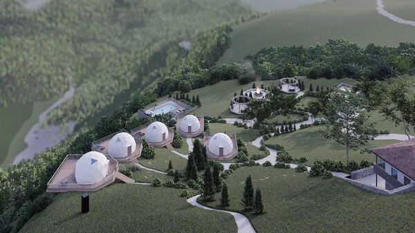 Проект глэмпинга в селении Верхний Цей - Sputnik Южная Осетия