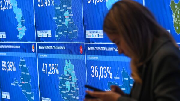 Работа Информационного центра ЦИК РФ - Sputnik Южная Осетия