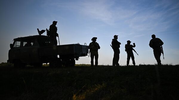 В зоне боевых действий в Курской области. Архивное фото - Sputnik Южная Осетия