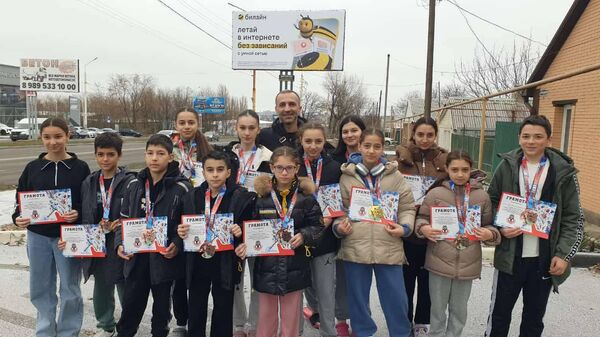 Ӕвзонг спортсментӕ Хуссар Ирӕй ӕнтыстджын архайд скодтой тхэквондойӕ турниры Шахтыйы - Sputnik Хуссар Ирыстон