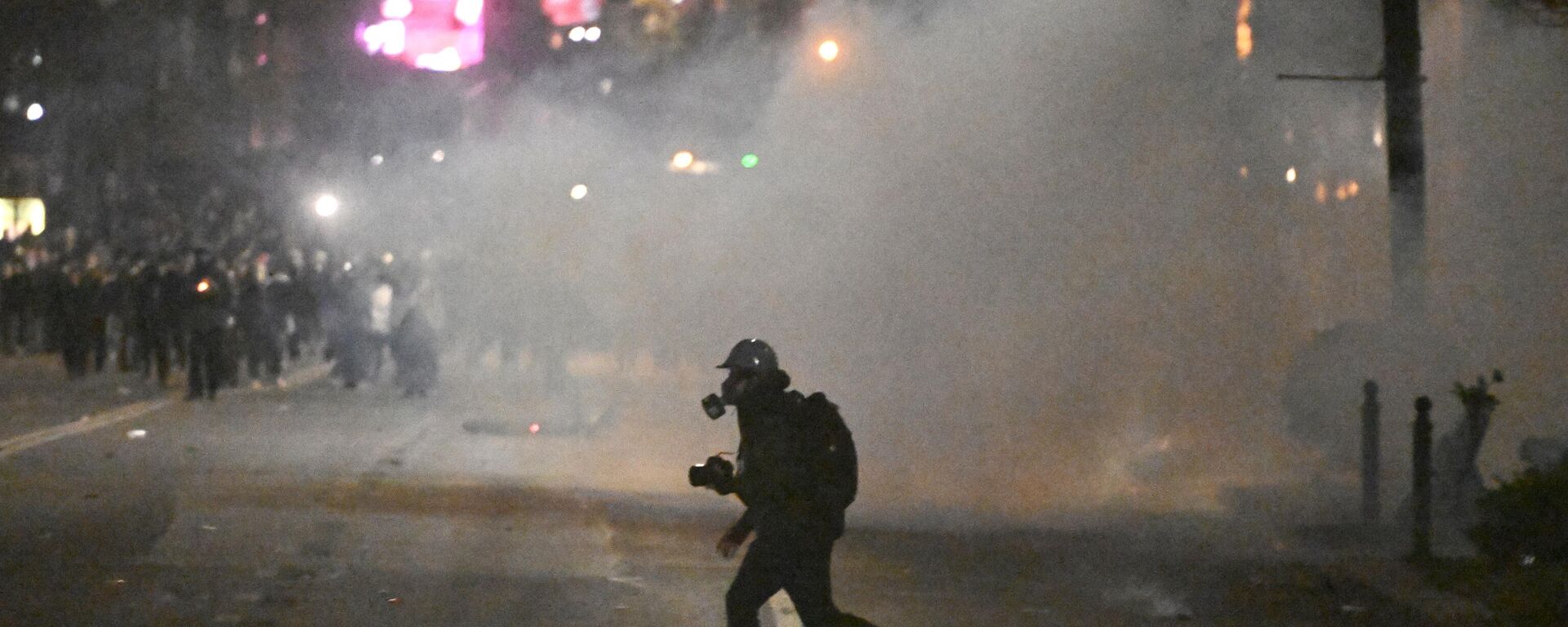 Продолжение акции протеста оппозиции в Тбилиси - Sputnik Южная Осетия, 1920, 03.12.2024