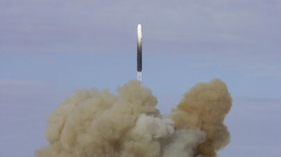 Пуск баллистической ракеты. Архивное фото