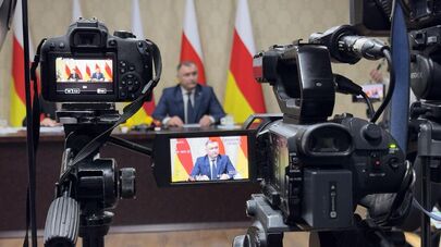 Итоговая пресс-конференция президента Южной Осетии Алана Гаглоева