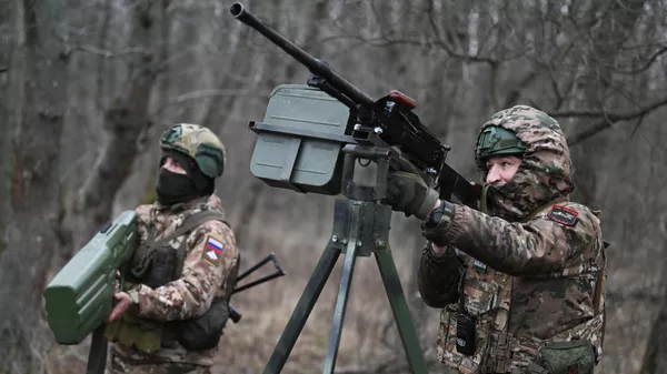 Боевая работа РСЗО Град группировки Запад на Краснолиманском направлении - Sputnik Южная Осетия