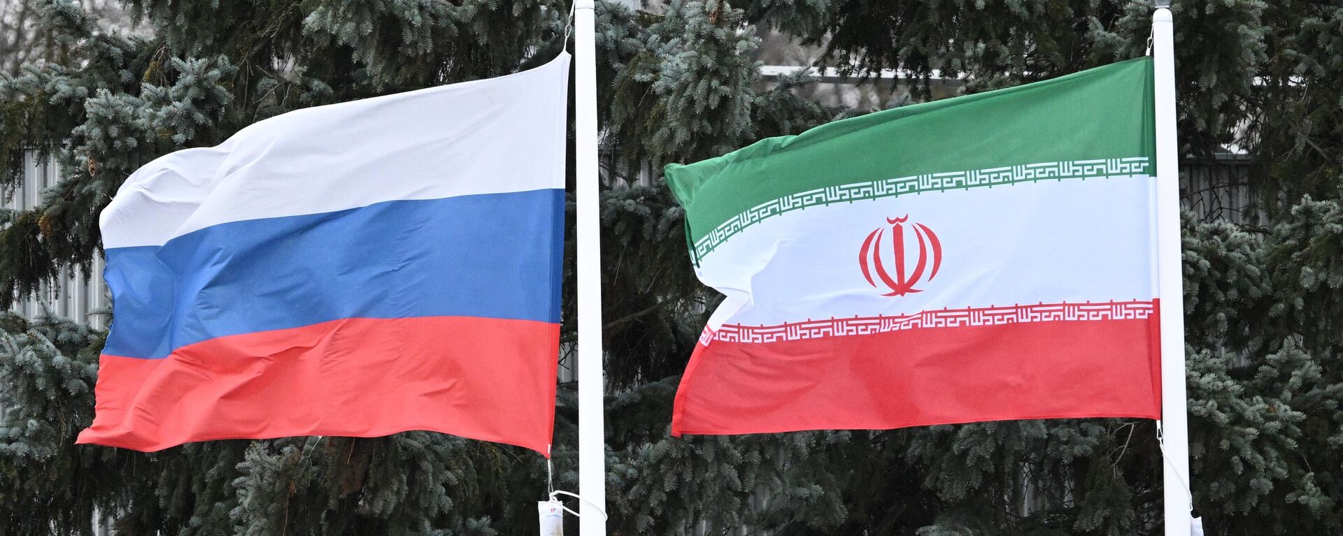 Флаги России и Ирана. - Sputnik Южная Осетия, 1920, 21.04.2025