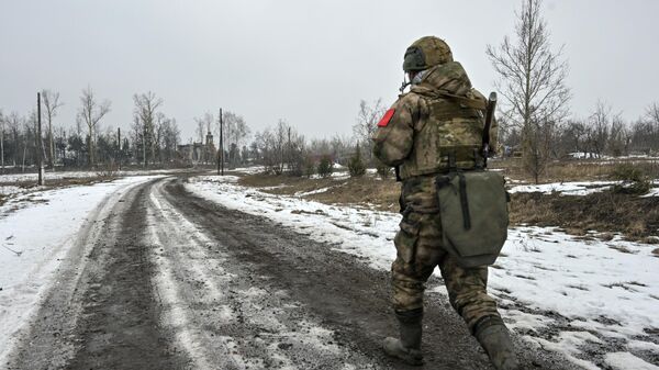 Военнослужащий группировки Север в Курской области. Архивное фото  - Sputnik Южная Осетия