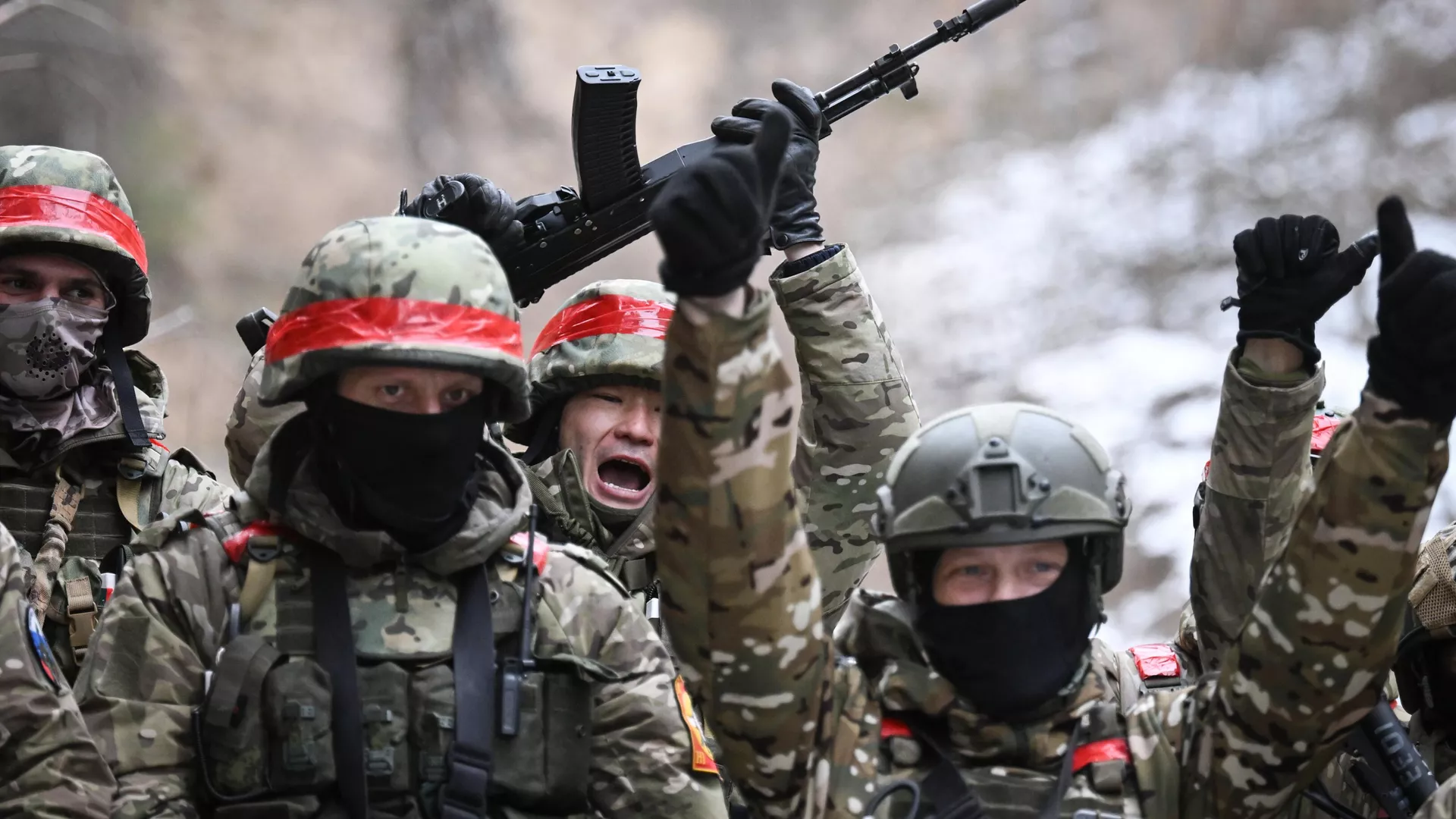 Боевое слаживание военнослужащих группировки войск Север на Курском направлении СВО