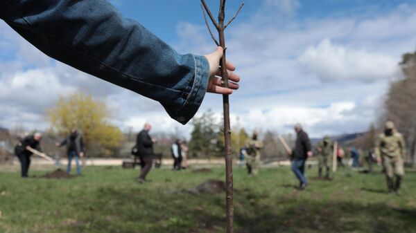 Акци Сад памяти - Sputnik Хуссар Ирыстон