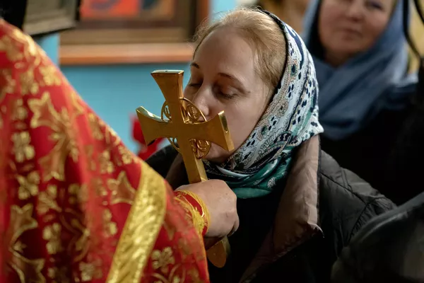 Пасхальная служба в храме Рождества Пресвятой Богородицы Пасхальная служба в храме Рождества Пресвятой Богородицы - Sputnik Южная Осетия