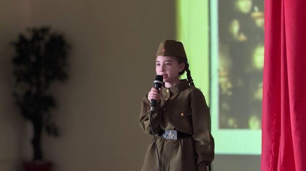 Мероприятие в честь 80-летия Победы в Великой Отечественной войне  в Цхинвальской СОШ №6 - Sputnik Южная Осетия