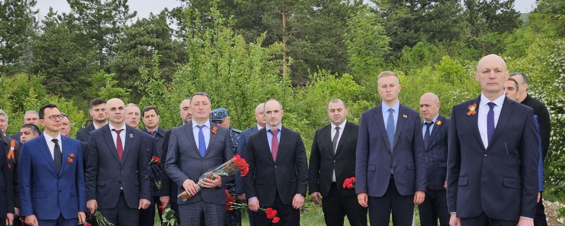 В Цхинвале почтили память умерших в эвакогоспитале в годы Великой Отечественной войны  - Sputnik Южная Осетия, 1920, 08.05.2025