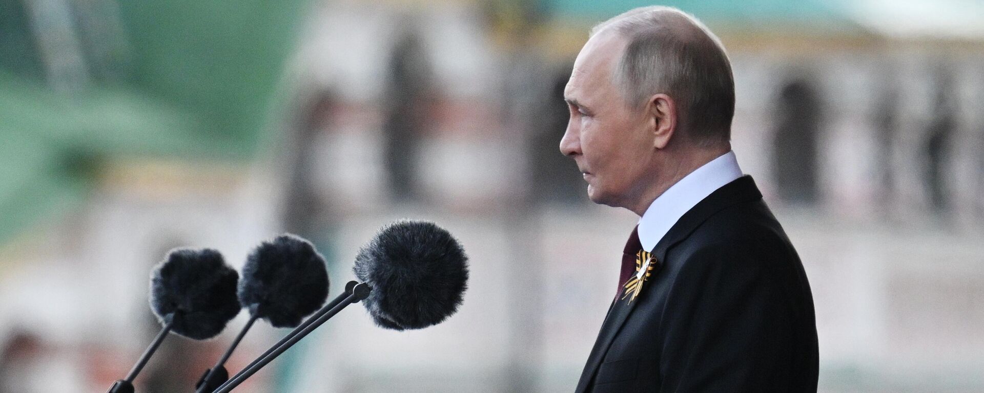 Президент РФ В. Путин и иностранные лидеры на военном параде в честь 80-летия Победы - Sputnik Южная Осетия, 1920, 09.05.2025