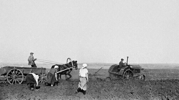 Труженики тыла. Архивное фото  - Sputnik Южная Осетия
