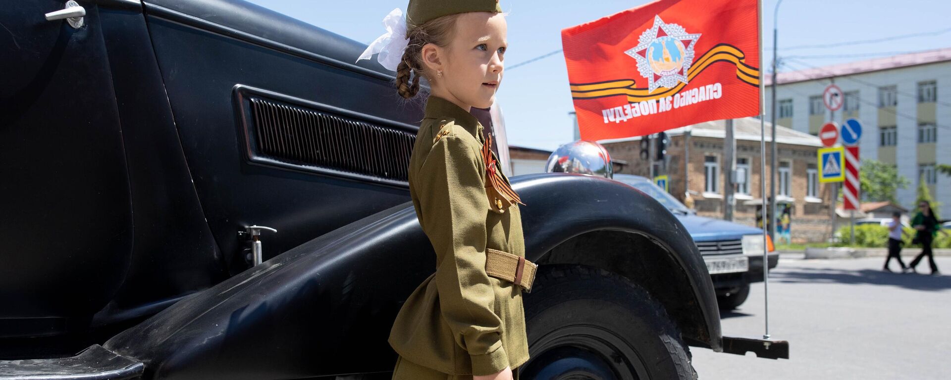 Автомотовелопробег в Цхинвале в День Победы - Sputnik Южная Осетия, 1920, 02.05.2026