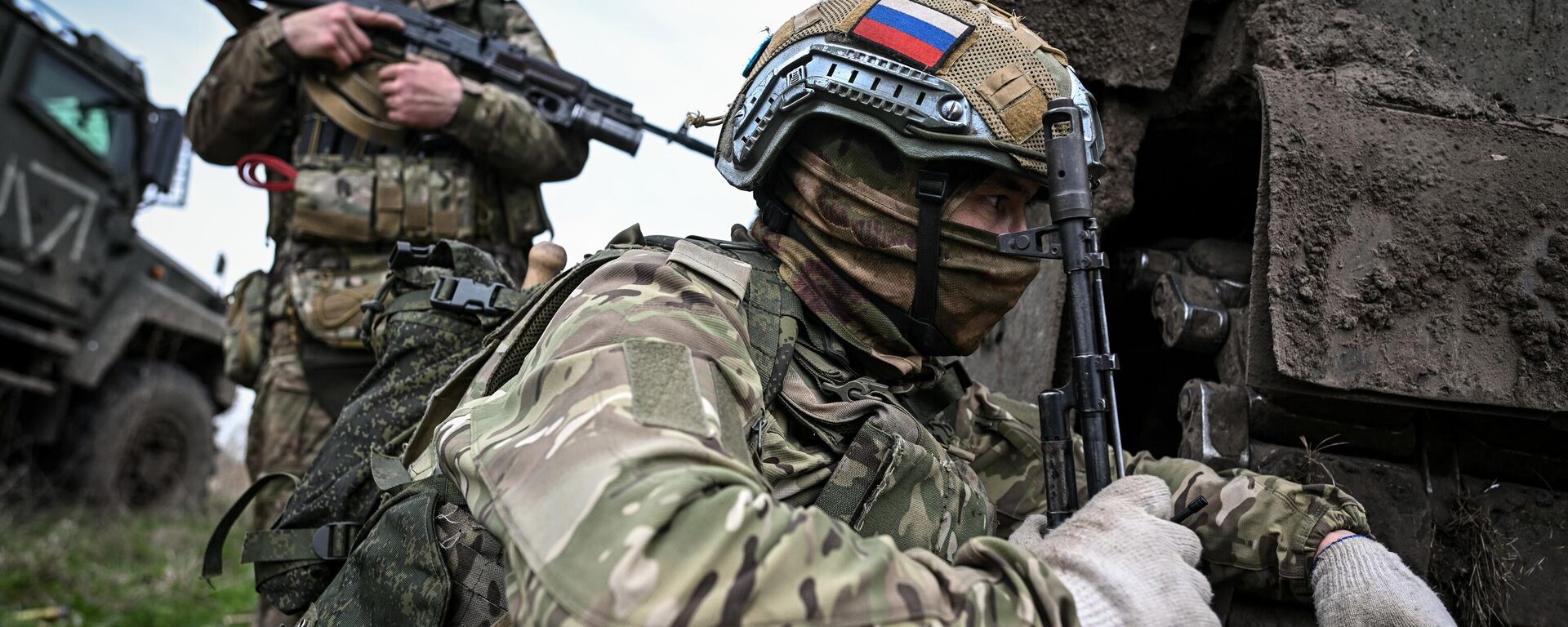 Штурмовики 155-й бригады морской пехоты Тихоокеанского флота РФ - Sputnik Южная Осетия, 1920, 17.05.2025