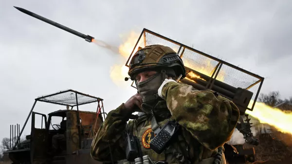 Боевая работа военнослужащих артиллерийского расчета - Sputnik Южная Осетия