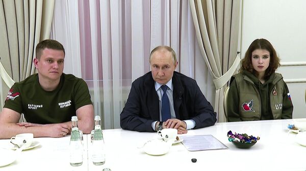 Президент Владимир Путин посетил Курскую область - Sputnik Южная Осетия
