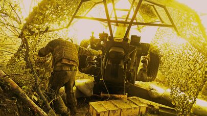 Боевая работа артиллеристов в зоне СВО. Архивное фото 