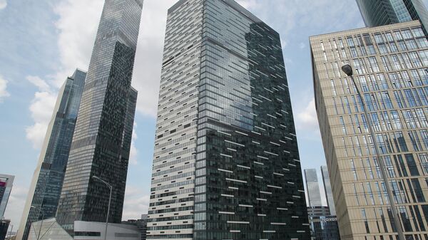 Вид на здания на Пресненской набережной в Москве, где располагается офис Минцифры  - Sputnik Южная Осетия